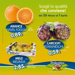 Palestini Ortofrutta Volantinaggio Distribuzione pubblicitaria Sant'Egidio Nereto Mosciano Sant'Angelo